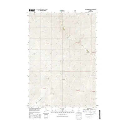 2013 Map of Falconberry Peak, 2013 Print