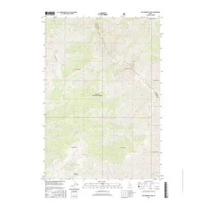 2017 Map of Falconberry Peak, 2017 Print