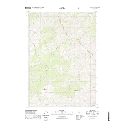 2020 Map of Falconberry Peak, 2020 Print