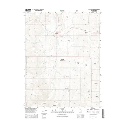 2015 Map of Fales Hot Springs, 2015 Print