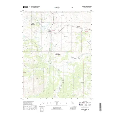 2018 Map of Fales Hot Springs, 2018 Print