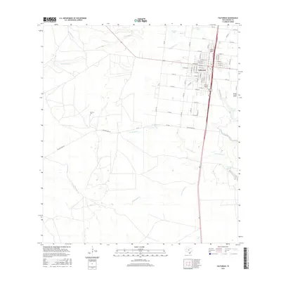 2016 Map of Falfurrias, 2016 Print