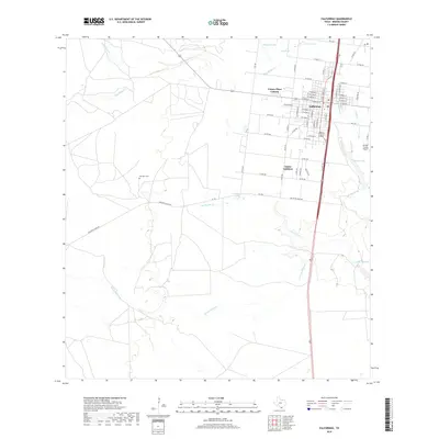 2019 Map of Falfurrias, 2019 Print