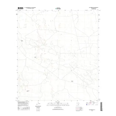 2016 Map of Falfurrias SE, 2016 Print