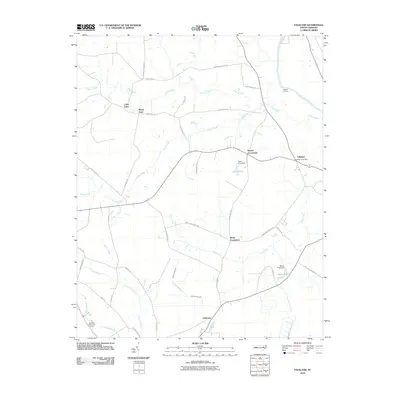 2010 Map of Falkland, 2010 Print