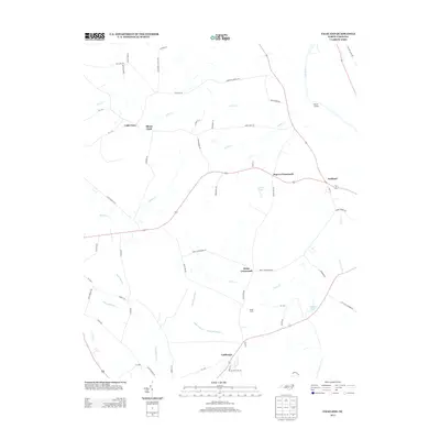 2013 Map of Falkland, 2013 Print