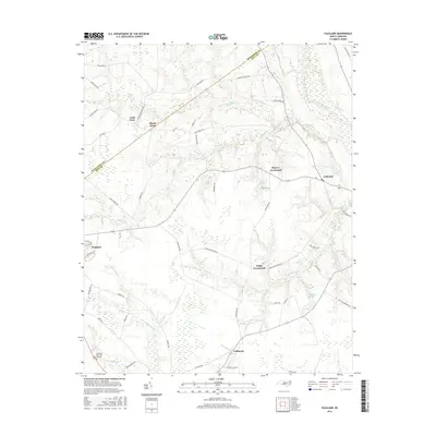 2016 Map of Falkland, 2016 Print