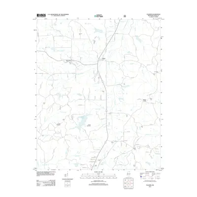 2012 Map of Falkner, 2012 Print