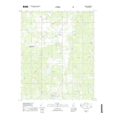 2018 Map of Falkner, 2018 Print