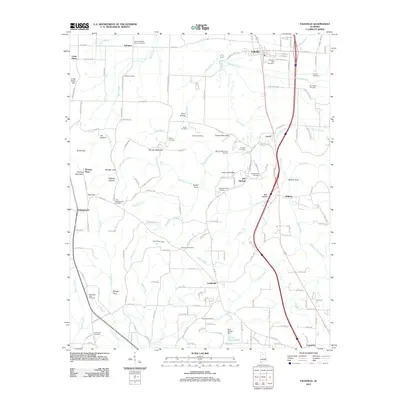 2011 Map of Falkville, 2011 Print