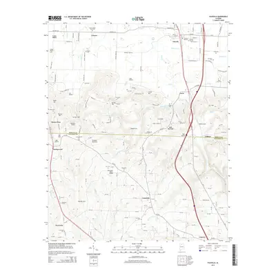 2014 Map of Falkville, 2014 Print