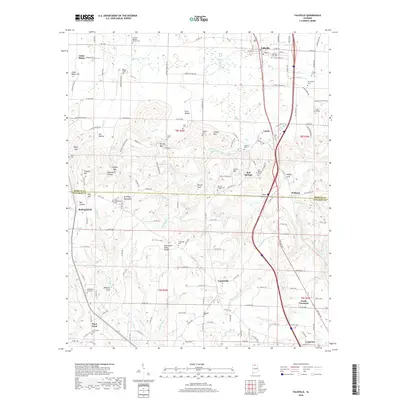 2018 Map of Falkville, 2018 Print