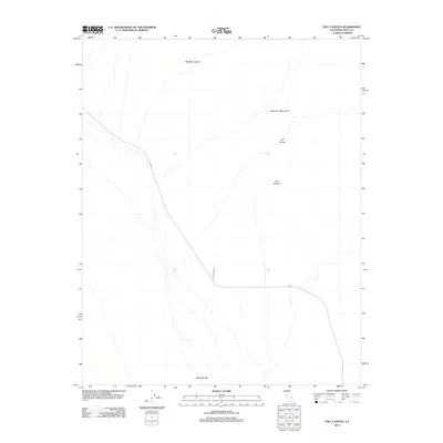 2012 Map of Fall Canyon, 2012 Print