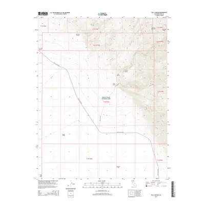 2015 Map of Fall Canyon, 2015 Print