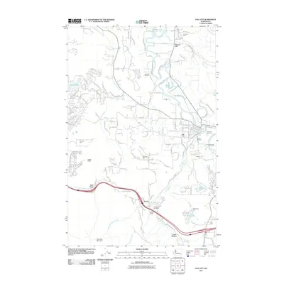 2011 Map of Fall City, 2011 Print