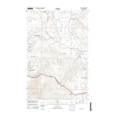 2014 Map of Fall City, 2014 Print