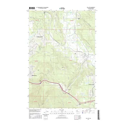 2017 Map of Fall City, 2017 Print