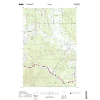 2020 Map of Fall City, 2020 Print