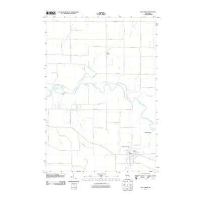 2010 Map of Fall Creek, 2010 Print