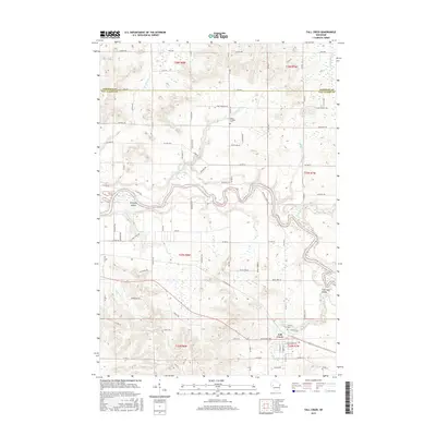 2015 Map of Fall Creek, 2015 Print
