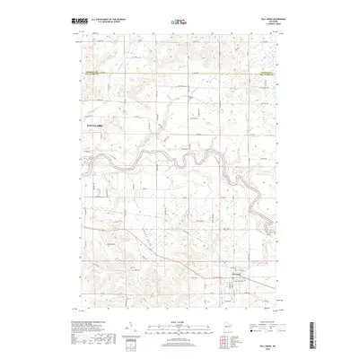 2018 Map of Fall Creek, 2018 Print