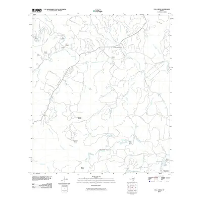 2010 Map of Fall Creek, 2010 Print
