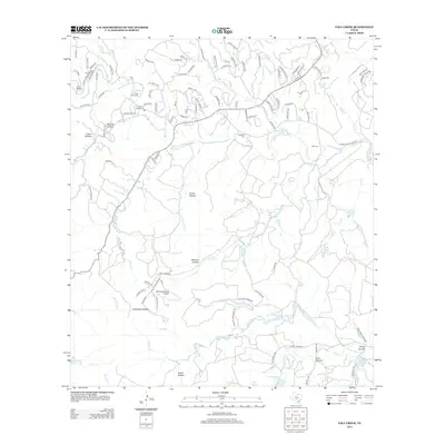 2013 Map of Fall Creek, 2013 Print
