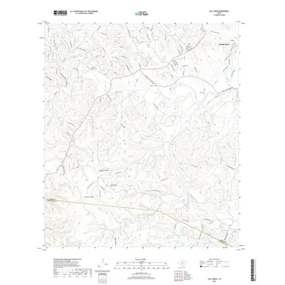 2019 Map of Fall Creek, 2019 Print