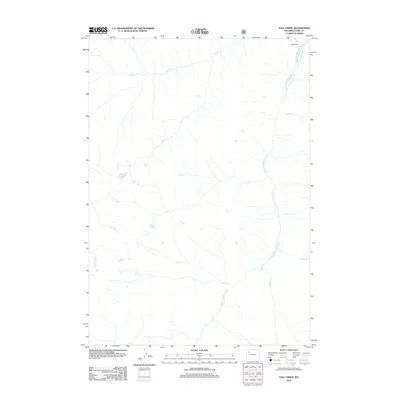 2012 Map of Fall Creek, 2012 Print