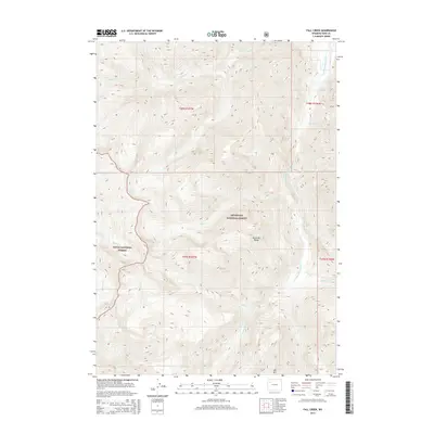 2015 Map of Fall Creek, 2015 Print