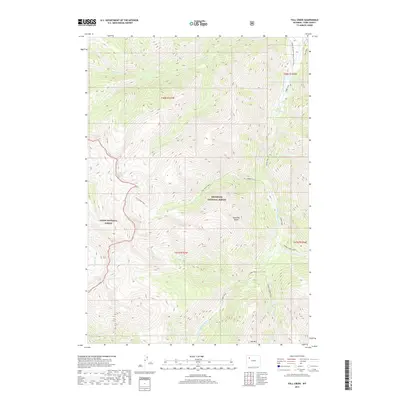 2017 Map of Fall Creek, 2017 Print