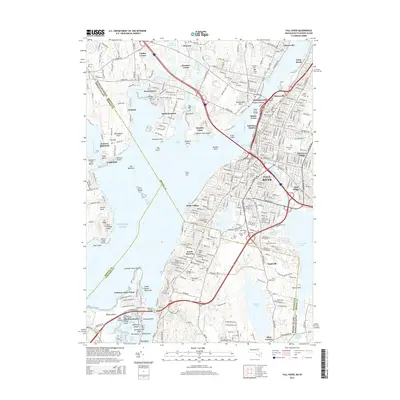 2015 Map of Fall River, 2015 Print