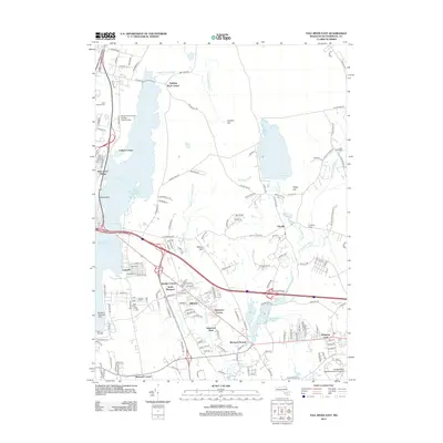 2012 Map of Fall River East, 2012 Print