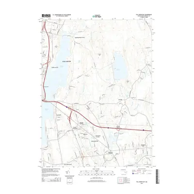2015 Map of Fall River East, 2015 Print