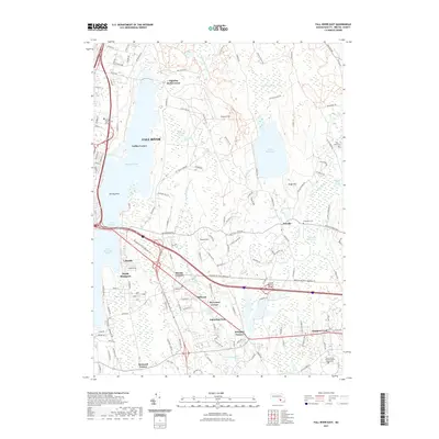 2021 Map of Fall River East, 2021 Print