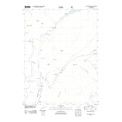 2011 Map of Fall River Pass, 2011 Print