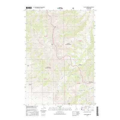 2017 Map of Fallert Springs, 2017 Print