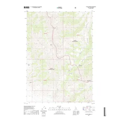 2020 Map of Fallert Springs, 2020 Print