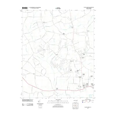 2010 Map of Falling Creek, 2010 Print