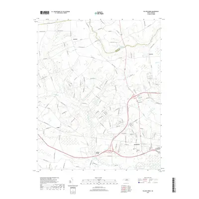 2019 Map of Falling Creek, 2019 Print