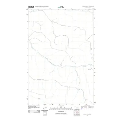 2011 Map of Falling Springs, 2011 Print
