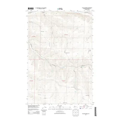 2013 Map of Falling Springs, 2013 Print