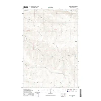 2017 Map of Falling Springs, 2017 Print