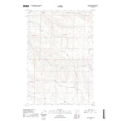 2020 Map of Falling Springs, 2020 Print