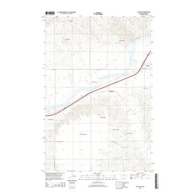 2014 Map of Fallon SW, 2014 Print