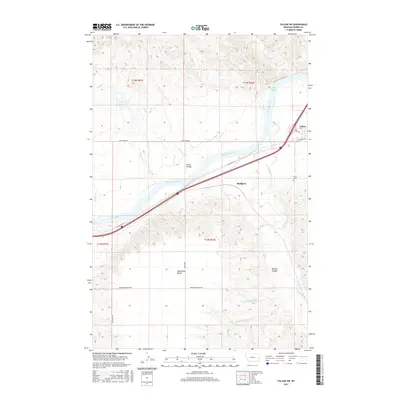 2017 Map of Fallon SW, 2017 Print