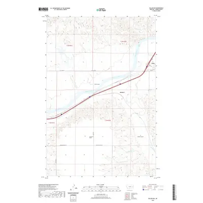 2020 Map of Fallon SW, 2020 Print