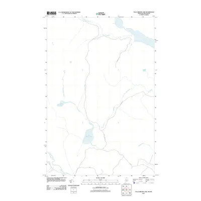 2011 Map of Falls Brook Lake, 2011 Print