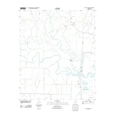 2011 Map of Falls Chapel, 2011 Print