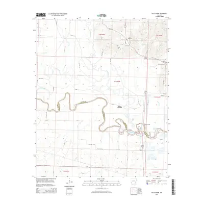 2014 Map of Falls Chapel, 2014 Print